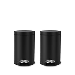 4.5L round step can, 2-pack