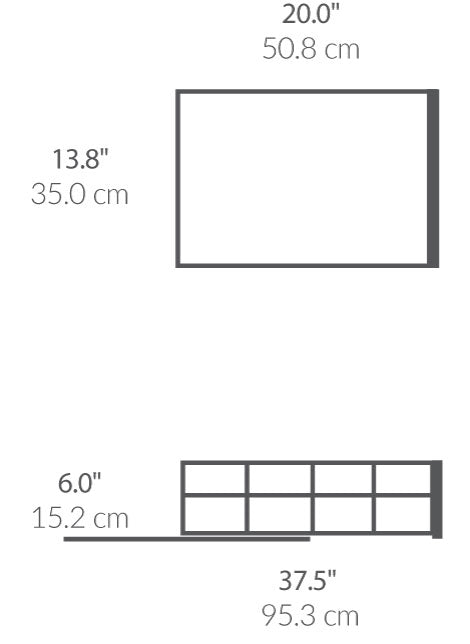 14 inch pull-out cabinet organizer