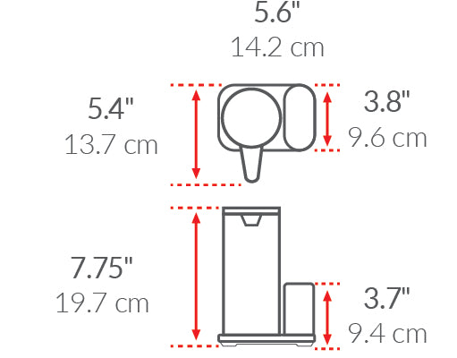 sensor pump 14 oz. + caddy