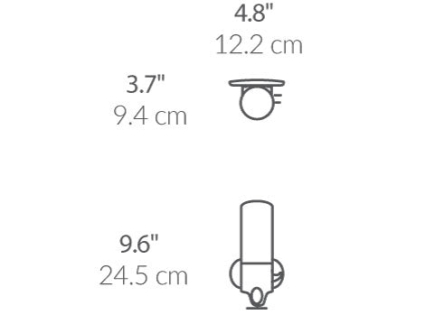 single wall mount pump